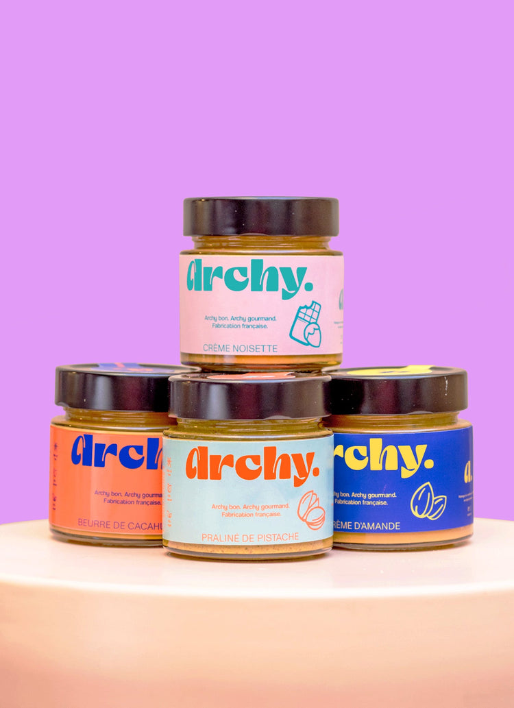 Ensemble de pots de nuts butter archy
