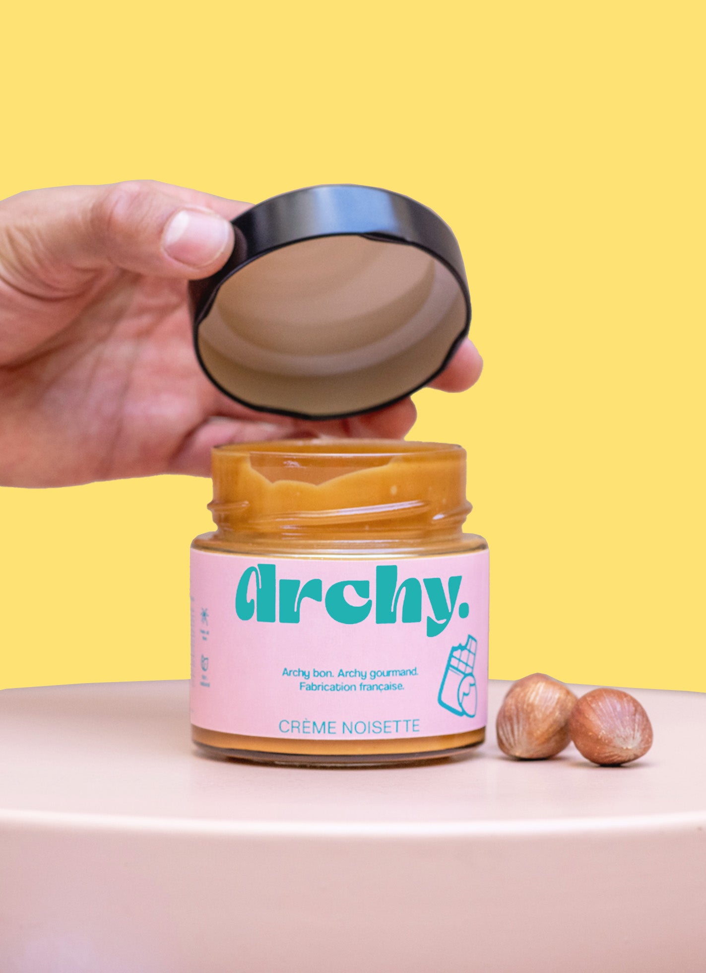 pot de crème noisette archy