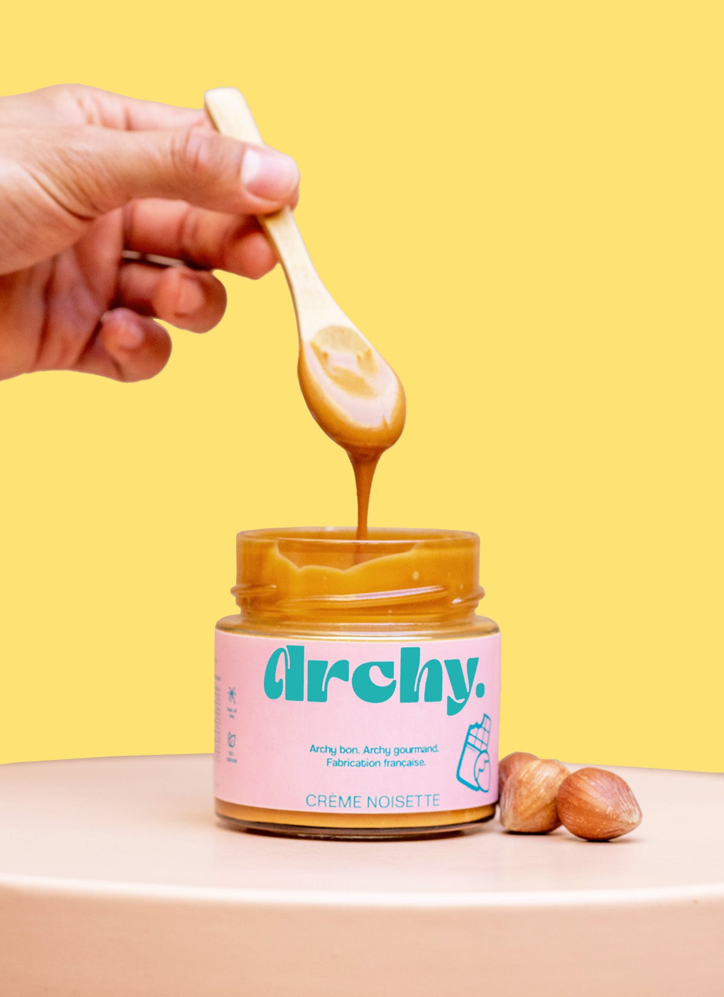 pot de crème noisette archy